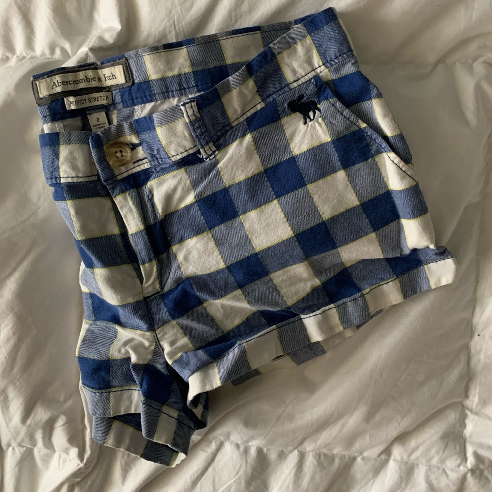 Abercrombie & Fitch Plaid Shorts